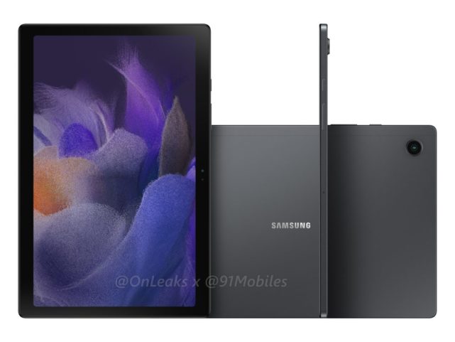 价格实惠的三星 Galaxy Tab A8 的新渲染图在网上浮出水面