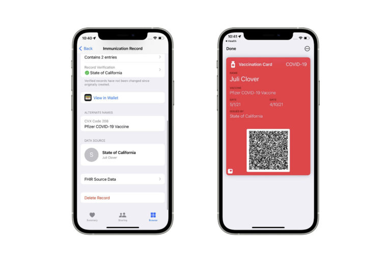 即将推出的 iOS 15.1 将允许用户在 Apple Wallet 中存储健康记录