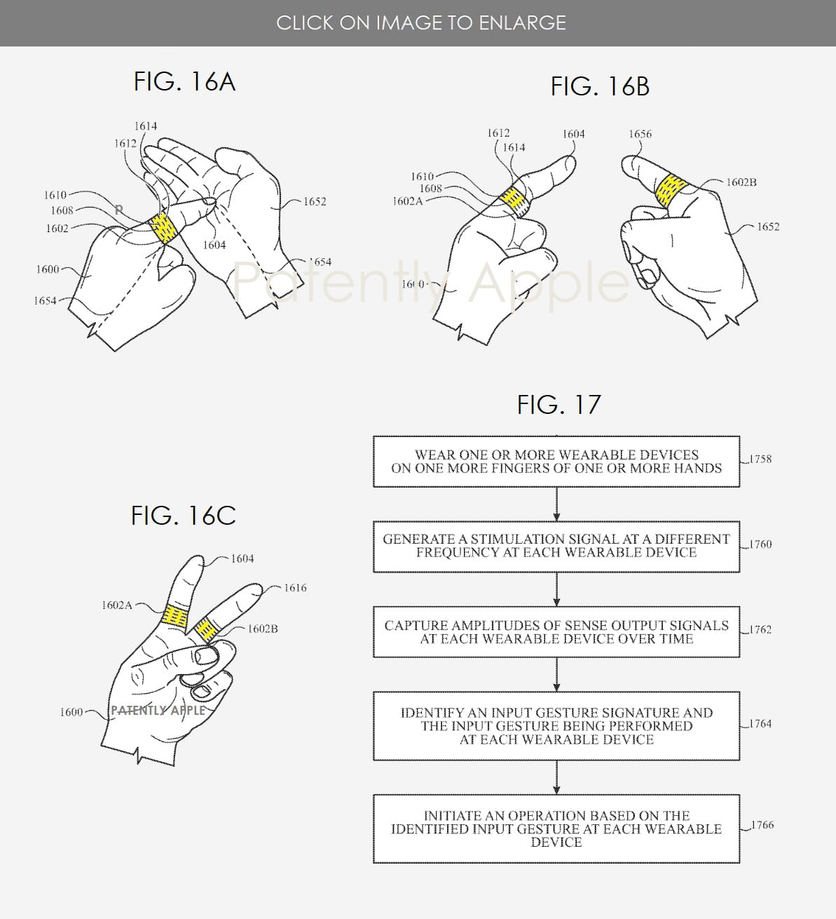 Apple 申请了一种使用环输入 VR 耳机手势的新方法