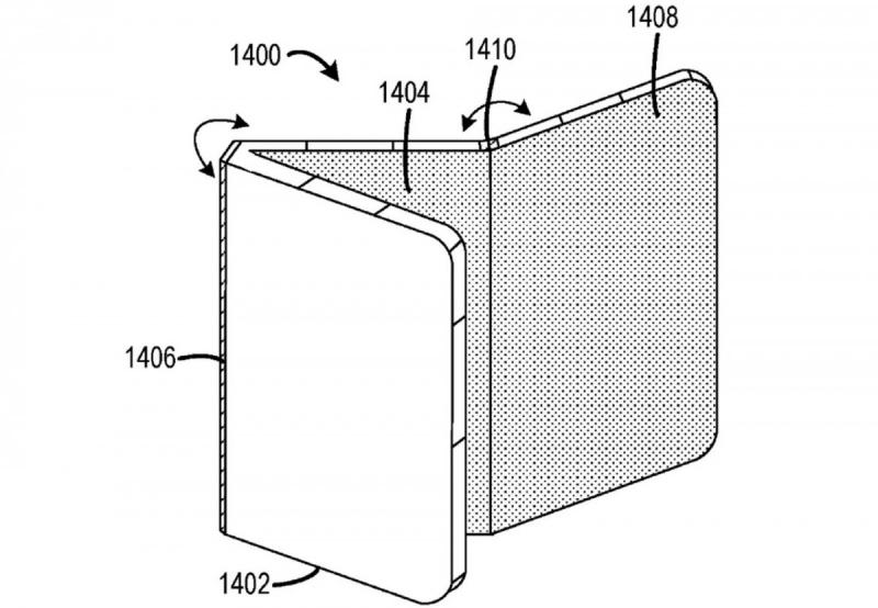 微软新专利揭示了具有三屏设计的 Surface 设备