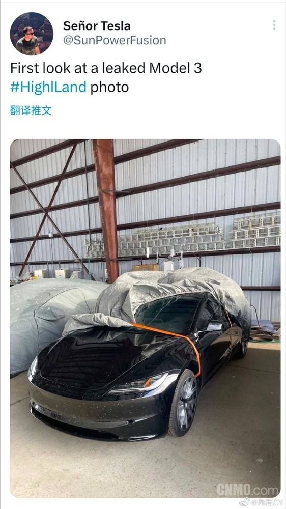 疑似新款Model 3曝光