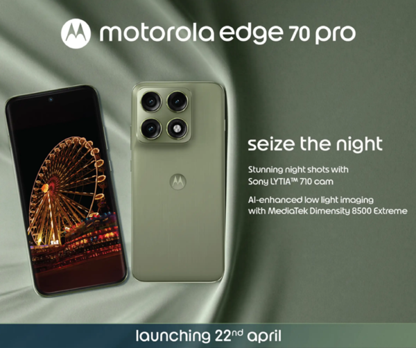 摩托罗拉Edge 70 Pro配置曝光 搭载天玑8500处理器