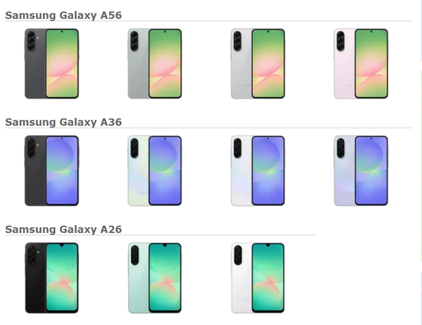 三星三款中端新机配置曝光 3月2日发布 主打性价比？