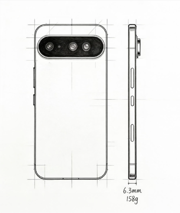 荣耀Magic8 Air外观曝光 采用环形跑道模组+直角中框