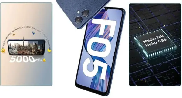 三星入门级新机F05发布 搭载联发科芯片+5000mAh电池