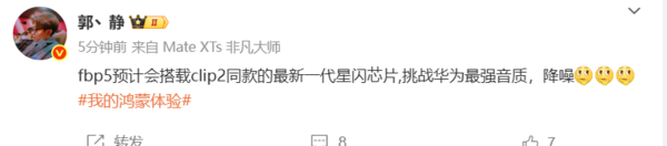 音质新高度!曝华为FreeBuds Pro 5搭载新一代星闪芯片