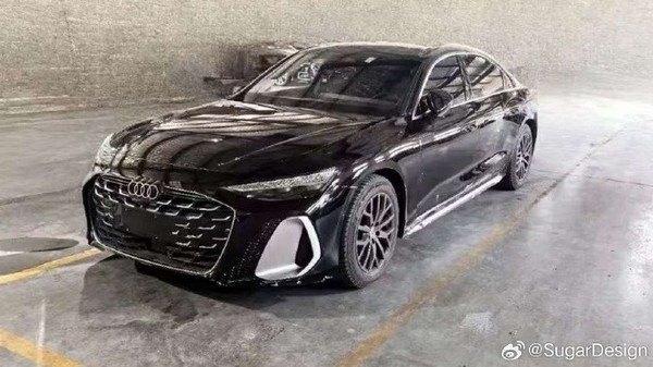 国产新一代奥迪A6L无伪装实拍图曝光 明年一季度上市