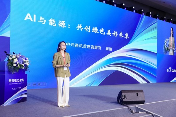 中兴通讯CDO崔丽:溯源大模型,如何实现AI和能源相互成就