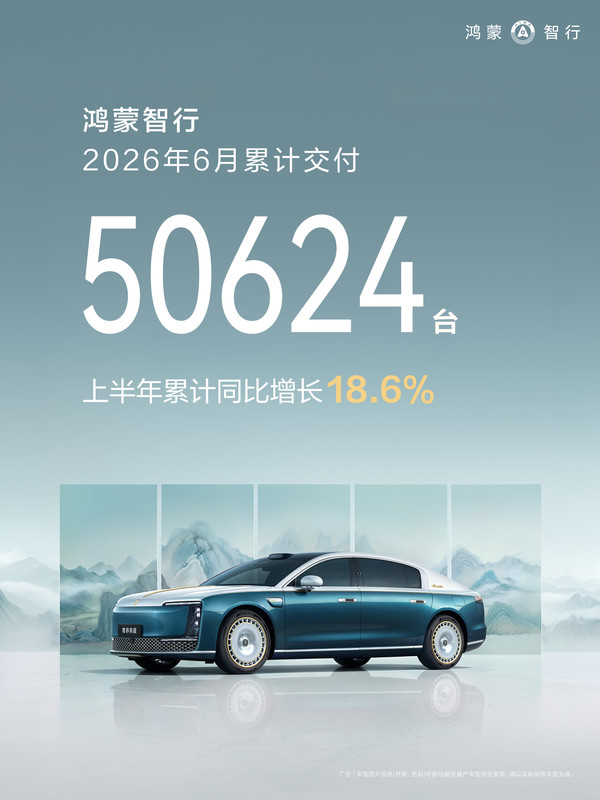 余承东回应鸿蒙智行累计交付突破143万台:沉甸甸的半年答卷