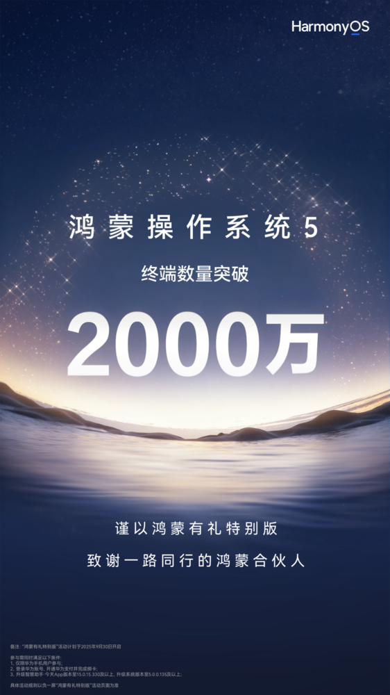 鸿蒙有礼特别版上线,用户桌面右滑即可领取,十一黄金周出行娱乐更省心