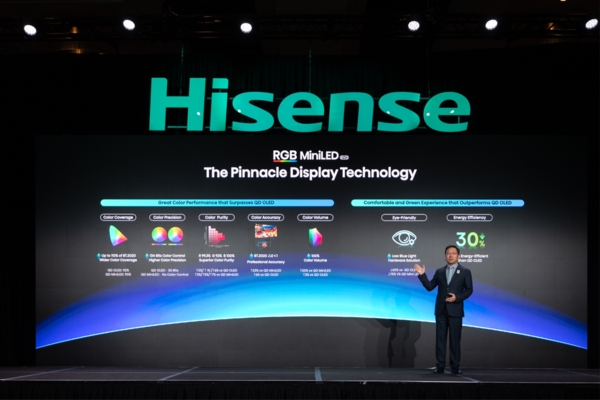 分野时刻：海信新一代RGB-Mini LED重构全球高端电视“游戏规则”