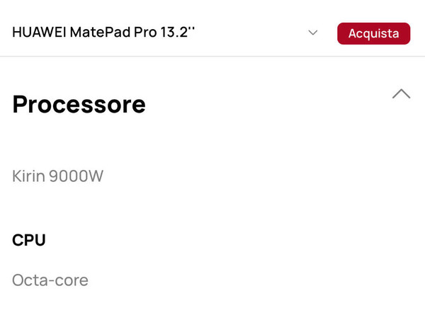 华为麒麟9000W处理器现身 海外版MatePad Pro搭载