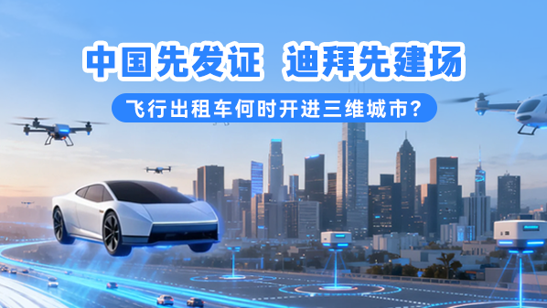 中国先发证,迪拜先建场:飞行出租车何时开进三维城市?