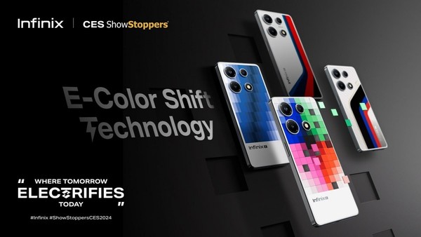 传音Infinix MWC展示手机可变颜色后盖技术 外观自定义