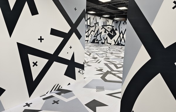 体验过程中的现实场景（入口处）