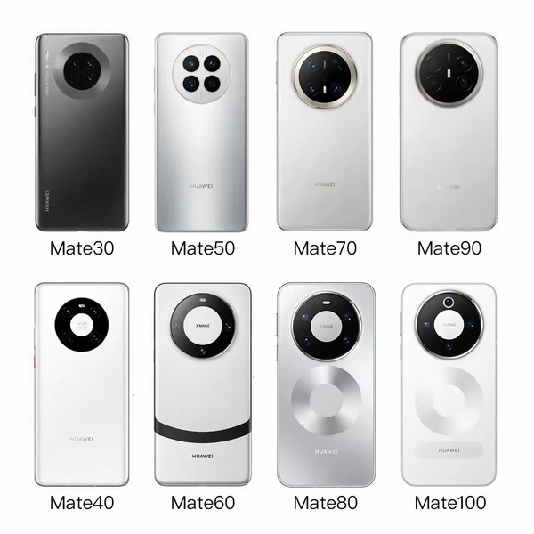 华为Mate 100外观渲染图曝光:双环与新图案巧构“100”