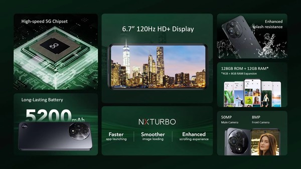 TCL 60R 5G手机发布 720P屏幕＋10W充电 支持TF卡