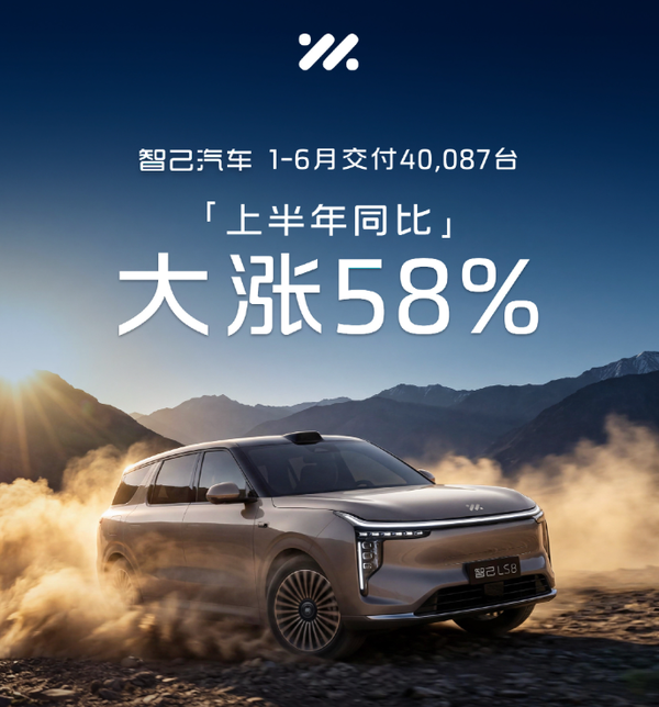 智己汽车上半年交付40087台