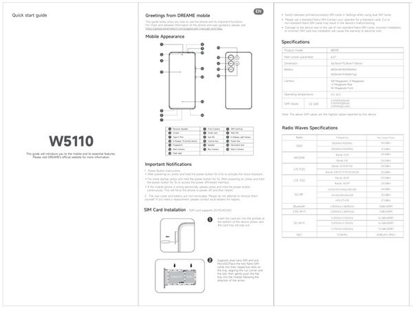 追觅首款智能手机E1关键规格曝光 1.08亿主摄加持