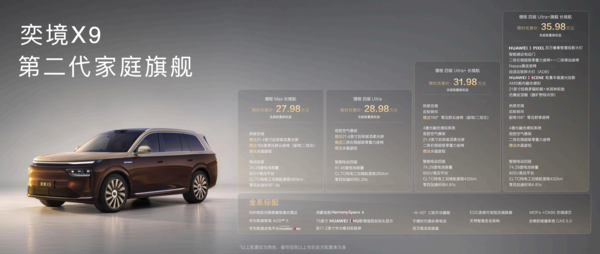 奕境X9诚意满满!限时售27.98万元起正式上市
