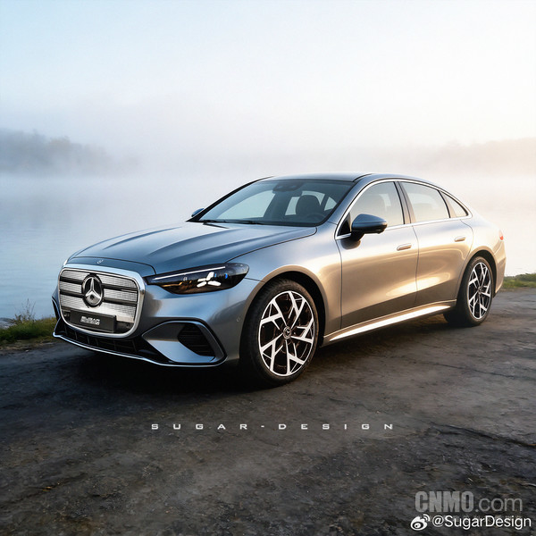 奔驰纯电C级渲染图