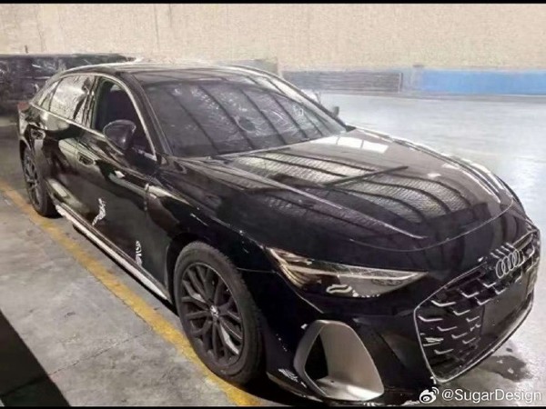 国产新一代奥迪A6L无伪装实拍图曝光 明年一季度上市