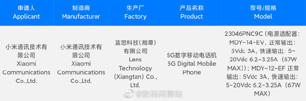 曝小米Civi 3在路上了！依旧是67W快充 性能提升不少