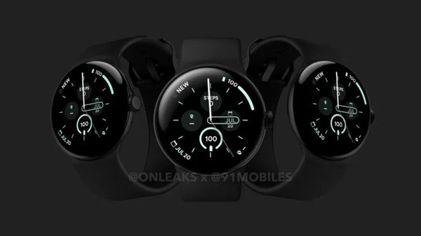 谷歌Pixel Watch 3渲染图曝光!圆形表盘 机身略厚些