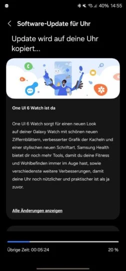 久等！三星Watch 5推送One UI 6 Watch稳定版更新 