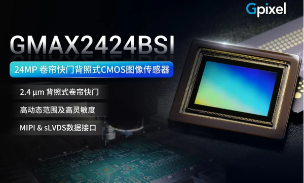 中国企业发布2400万像素背照式CMOS 1.1英寸光学格式