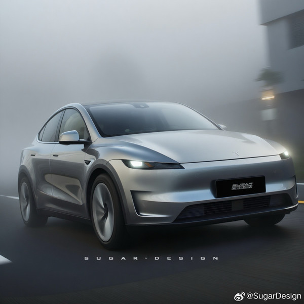 廉价版特斯拉Model Y外观设计提前看 有望15万起售？