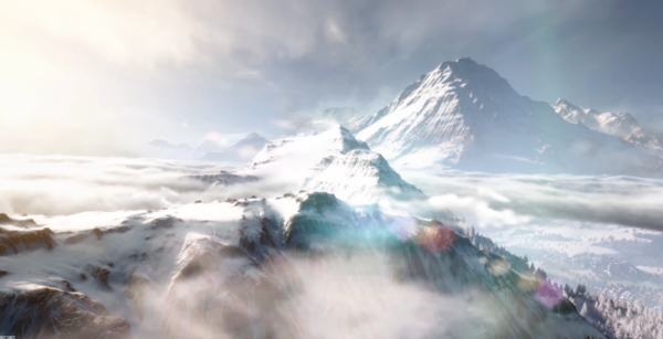 雪山场景
