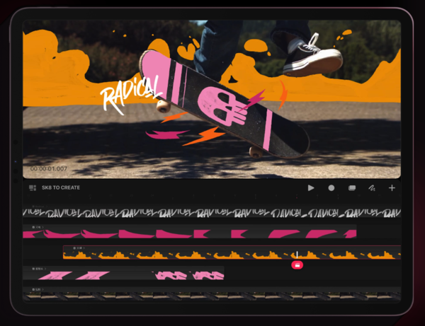 Procreate Dreams支持多点触控时间轴