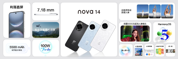 颜值体验全面进化 nova 14数字版开售：购机可享国补+鸿蒙有礼
