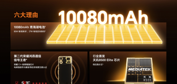 荣耀Prower2明日开售 首发天玑8500 Elite 2699元起！