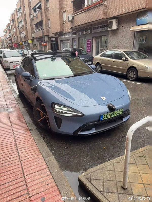 小米SU7测试车现身西班牙街头 为进军欧洲市场铺路？