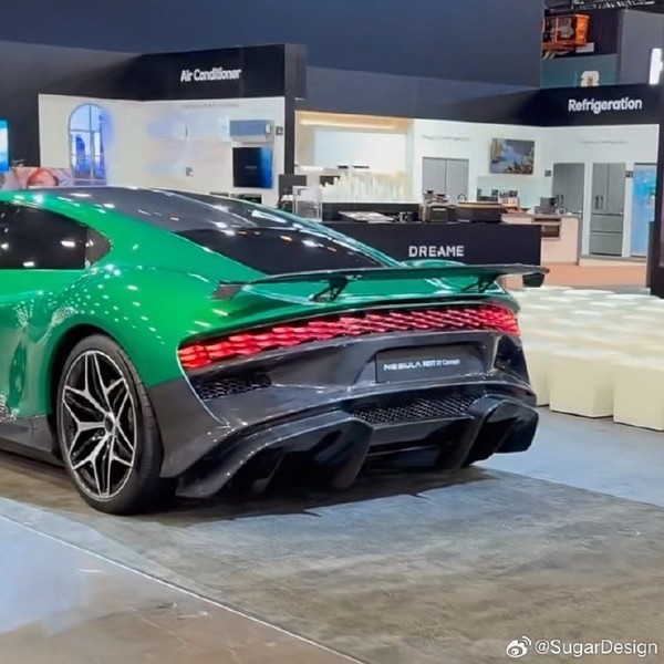 追觅汽车实车曝光 采用绿色涂装 前脸设计极具攻击性