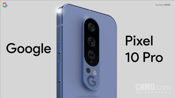 谷歌Pixel 10 Pro概念渲染图曝光：摄像模组由横变竖