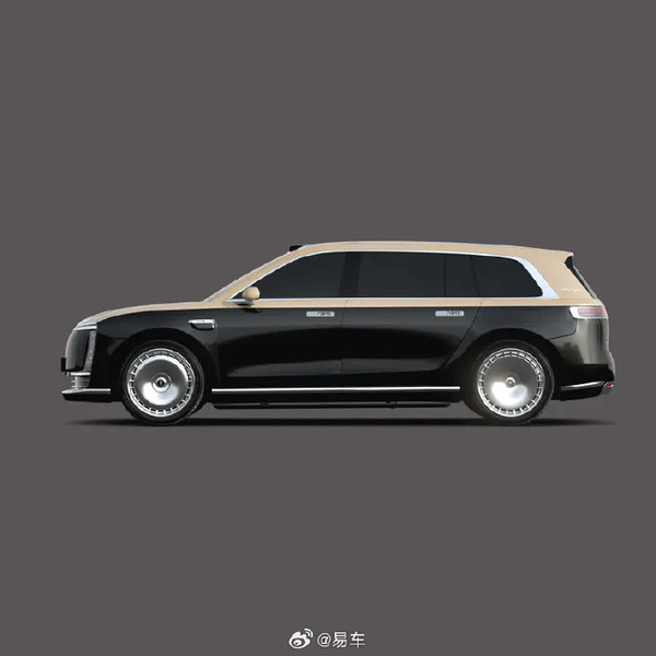 霸气！尊界S900大型SUV假想图曝光 延续双色车身设计