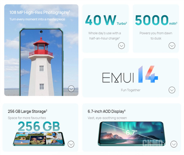 华为nova 12i上架官网！搭载骁龙680和EMUI 14系统