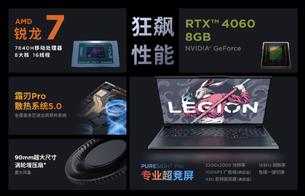 AMD携手联想打造5X硬核产品 拯救者R9000X 2023正式发布