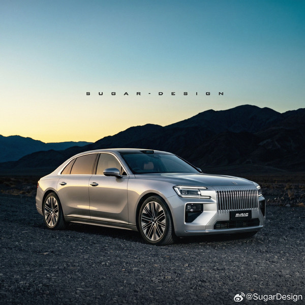 极氪8S第三方渲染图