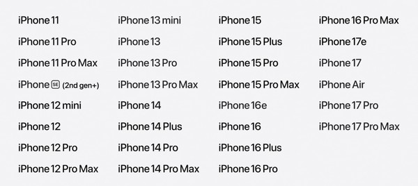 iPhone 11可升级iOS 27操作系统 距发布近7年时间