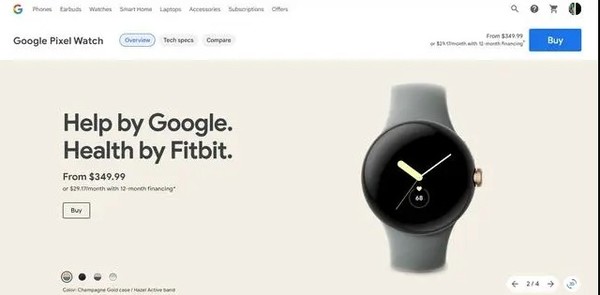谷歌Pixel Watch 1
