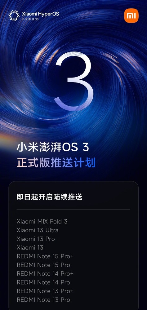 澎湃OS 3覆盖更多机型 雷军:新增微信收发动态照片