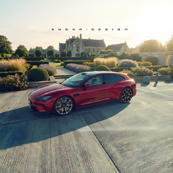 启境首款汽车渲染图曝光 配贯穿式尾灯 华为乾崑加持