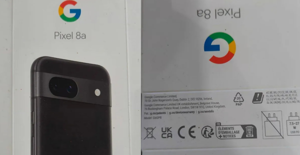 谷歌Pixel 8A包装盒曝光