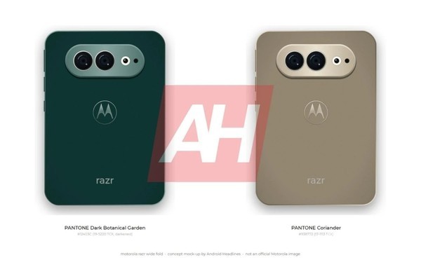 摩托罗拉Razr Flex渲染图
