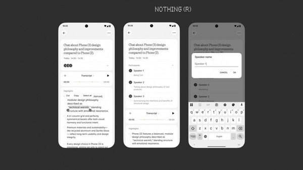 Nothing Essential Space更新 新增日历同步与编辑功能