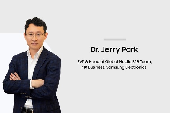 三星电子全球移动B2B业务负责人Dr. Jerry Park ,致力于为全球企业客户提供专注于企业需求的设备、平台及相关服务